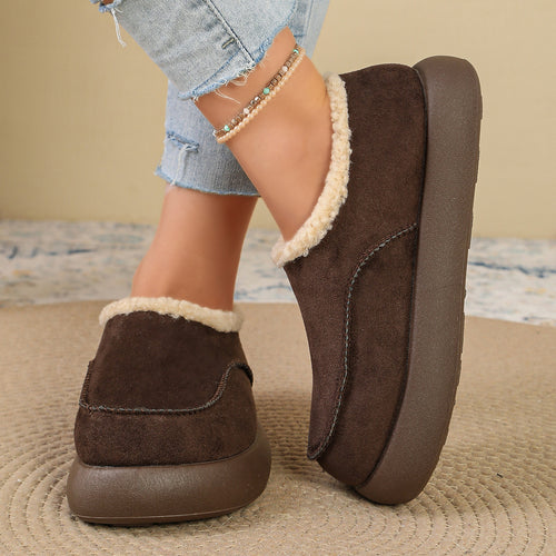 Women's Casual, Comfortable, Outdoor-Style Padded Winter Shoes